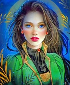 Victorian Girl Paint By Numbers