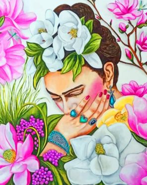 Frida Kahlo paint by numbers
