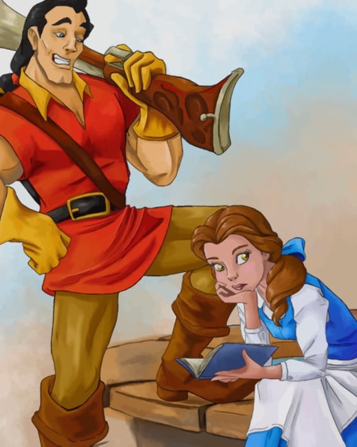 gaston-beauty-and-the-beast-new-paint-by-numbers-numeral-paint-kit