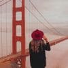 Girl Watching Golden Gate Bridge Paint By Numbers
