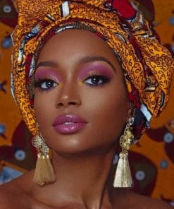 African Woman Paint By Numbers