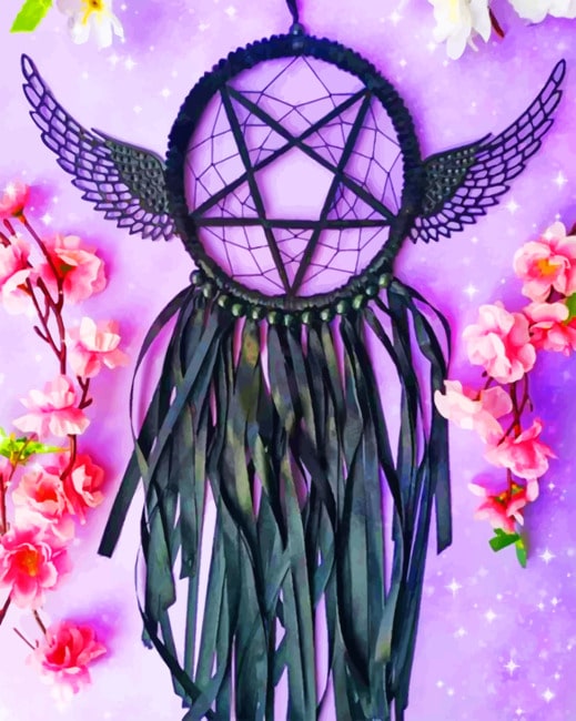 Gothic Dream Catcher Paint by numbers