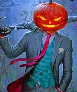 Mr Jack O Lantern Paint By Numbers