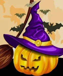 Halloween Pumpkin Paint By Numbers