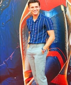 Handsome Tom Holland Paint By Numbers
