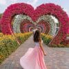 Woman In Dubai Miracle Garden Paint By Numbers
