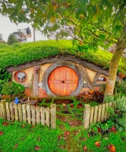 Hobbit Hole New Zealand Paint By Numbers