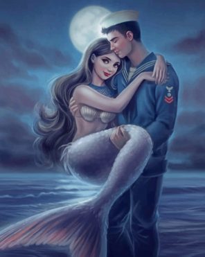 Sailor And Mermaid Paint By Numbers