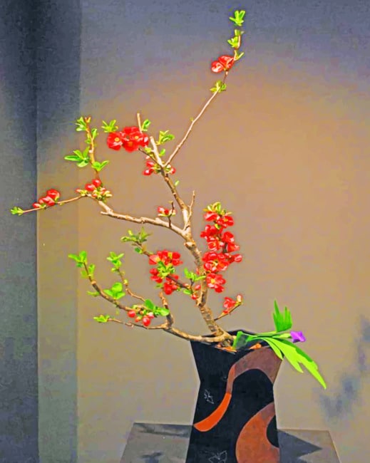 Ikebana Vase Paint By Numbers