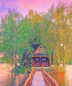 Lake Zhytomyr paint by numbers