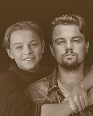 Leonardo DiCaprio Between The Present And The Past NEW Paint By Numbers ...