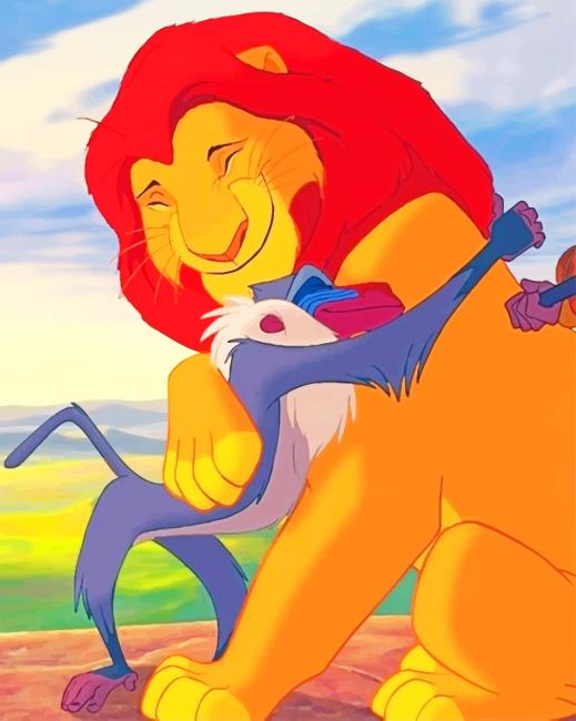 Mufasa And Rafiki Paint By Numbers