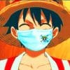 Luffy Wearing A Mask Paint By Numbers