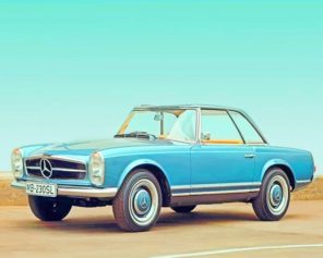 Mercedes Benz Classic Car Paint by numbers