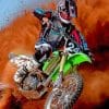 Motorcyclist Dirt Biker Paint By Numbers