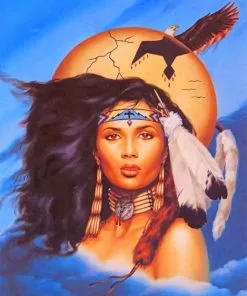 Native American Girl Paint By Numbers
