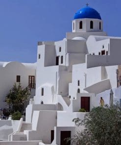 Oia Santorini Greece Paint By Numbers