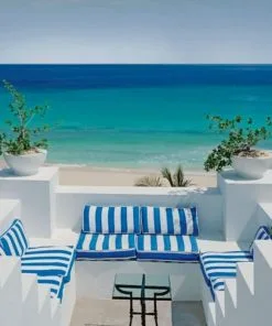 Seaside Villa Paint By Numbers