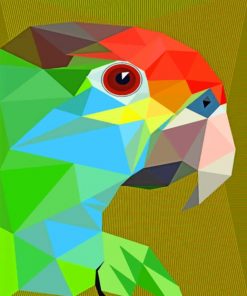 Pop Art Parrot paint by numbers