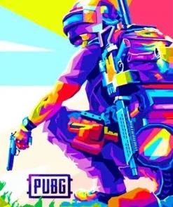 Pubg Pop Art Paint By Numbers