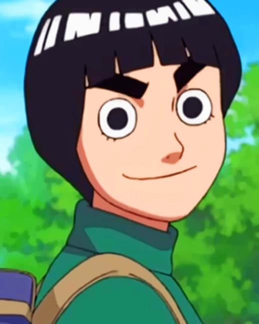 Rock Lee Anime paint by numbers