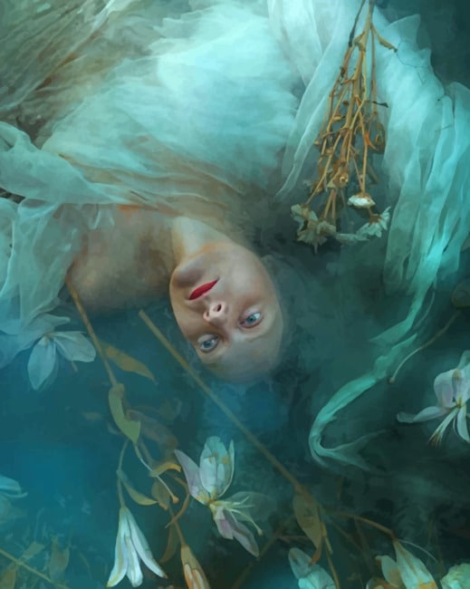 Ophelia Underwater Paint By Numbers