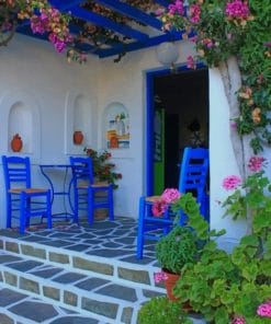 Santorini Island Paint by numbers