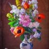 Spring Flowers Vase Paint By Numbers