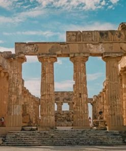 Selinunte Sicily Paint By Numbers