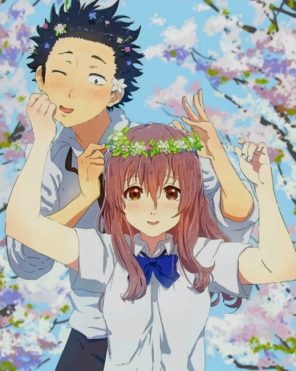 Silent Voice Anime paint by numbers