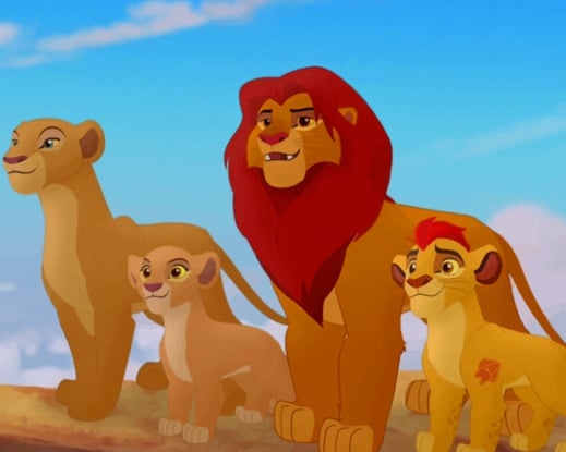 Lion King Family Paint By Numbers