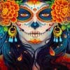 Sugar Skull Woman Paint By Numbers