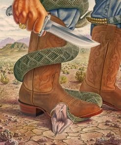 Boots On Rattlesnake Paint By Numbers