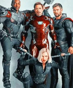 The Avengers Paint By Numbers