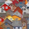 Norway Houses Paint By Numbers