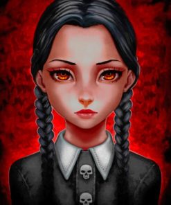 Wednesday Addams Paint by numbers