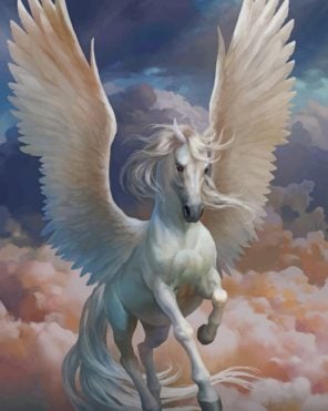 Winged Horse Paint By Numbers