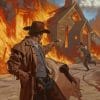 Wild West Gunfight Paint by numbers