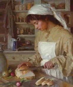 Woman In The Kitchen Paint By Numbers