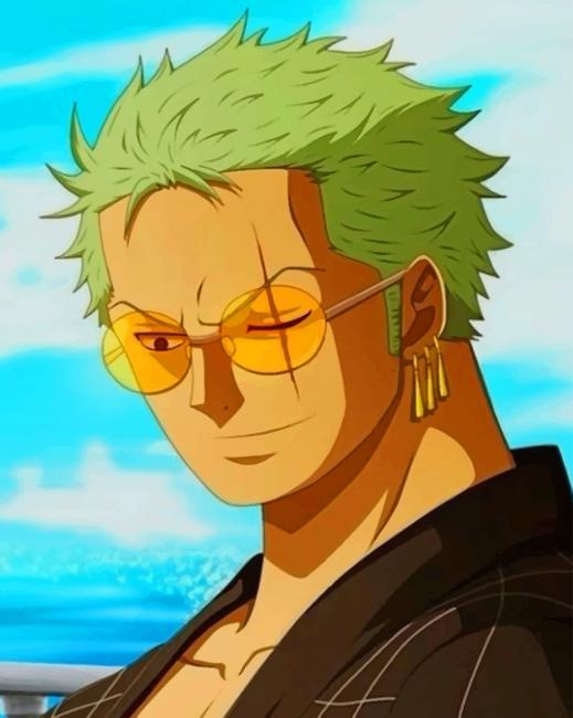 Zoro One Piece New Paint By Numbers Numeral Paint