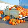 A Truckload Of Pumpkins Paint by numbers