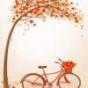 Bicycle Under Tree Paint By Numbers