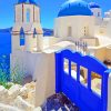 Blue Greece Paint by numbers