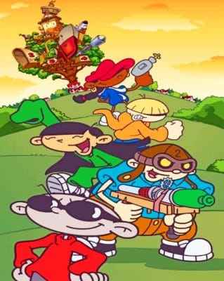 Codename Kids Next Door Paint By Numbers - Numeral Paint Kit