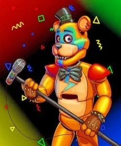 Five Nights At Freddys paint by numbers