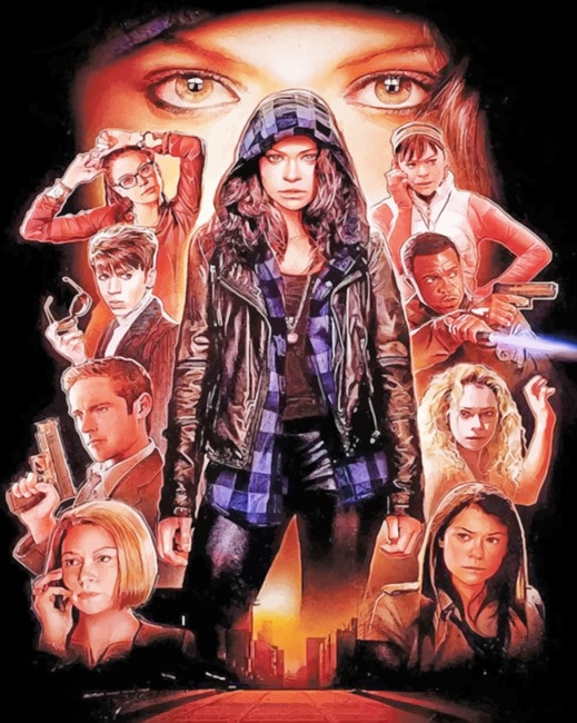 Orphan Black paint by numbers