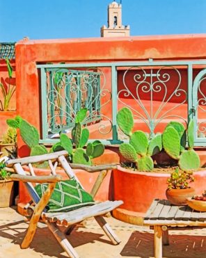 Riad Marrakesh Paint by numbers