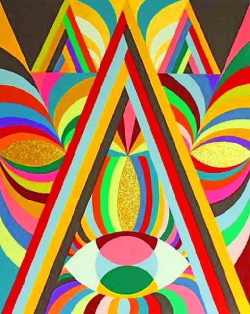 Abstract Colors Colorful Paint By Numbers Numeral Paint Kit