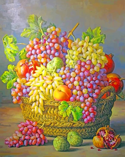 Aesthetic Fruits Still Life Paint by numbers
