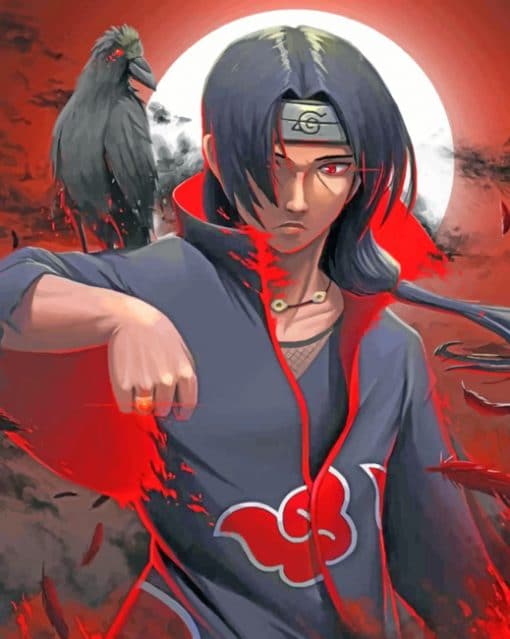 Itachi Uchiha Paint By Numbers - Numeral Paint Kit